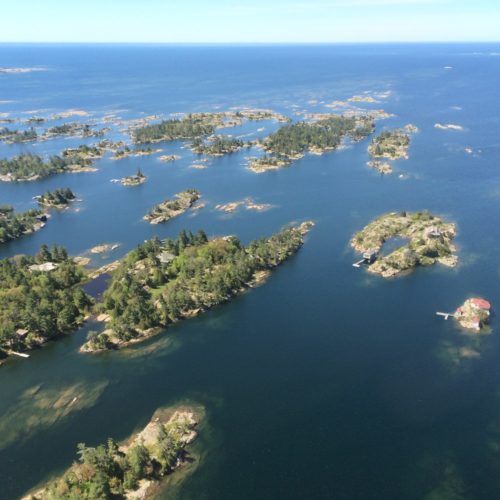 Rocky islands of eastern Georgian Bay. Photo credit: Ellen Perschbacher