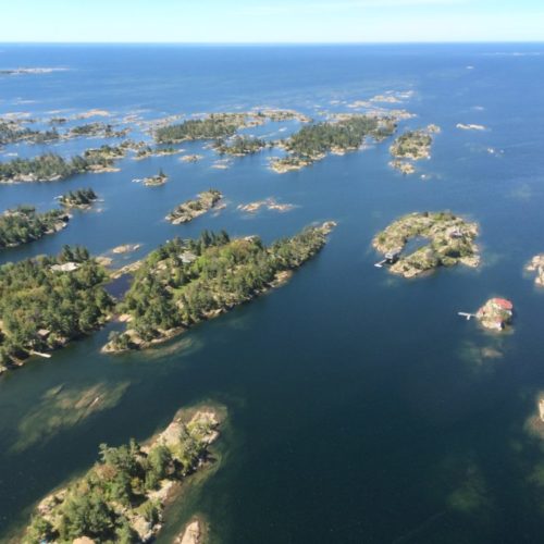 Rocky islands of eastern Georgian Bay. Photo credit: Ellen Perschbacher